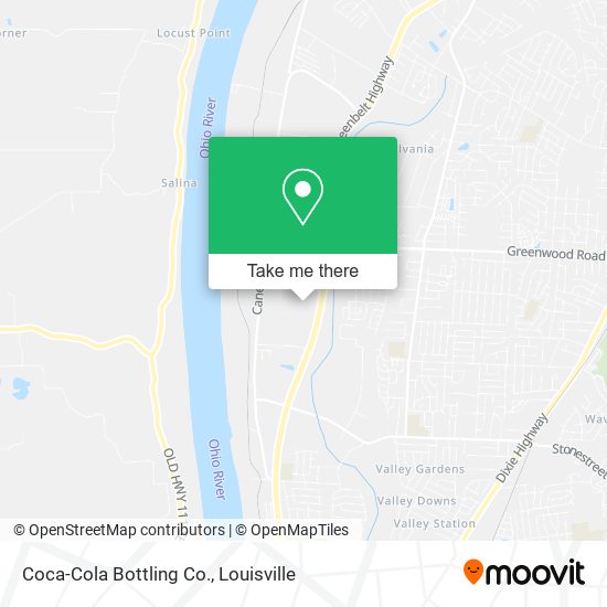 Coca-Cola Bottling Co. map