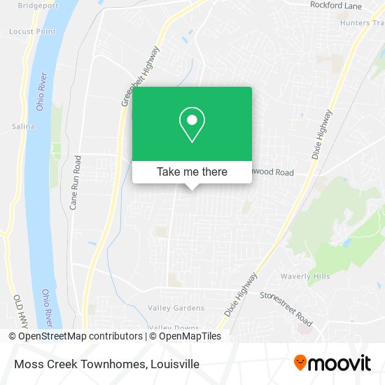Moss Creek Townhomes map