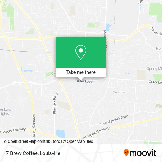 7 Brew Coffee map