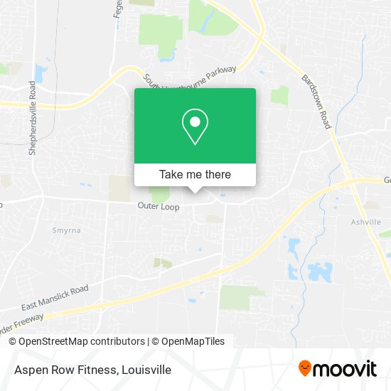 Mapa de Aspen Row Fitness