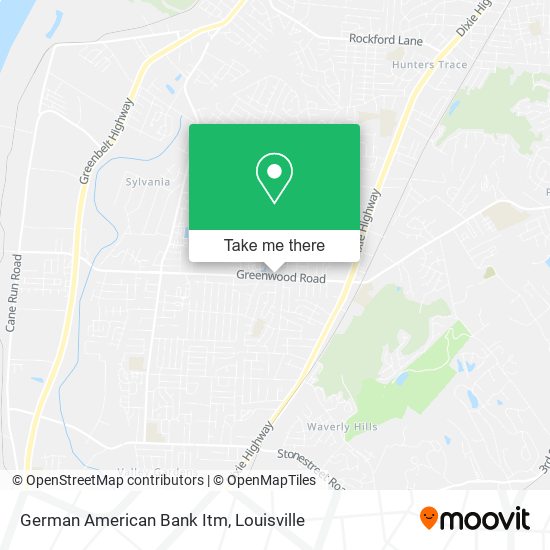 German American Bank Itm map