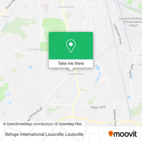 Mapa de Refuge International Louisville