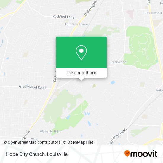 Hope City Church map