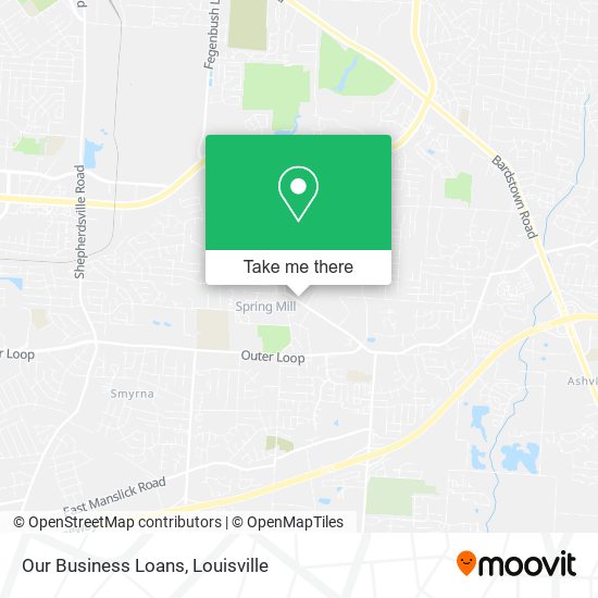Our Business Loans map