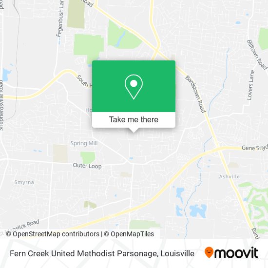 Mapa de Fern Creek United Methodist Parsonage