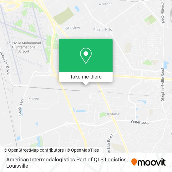 American Intermodalogistics Part of QLS Logistics map