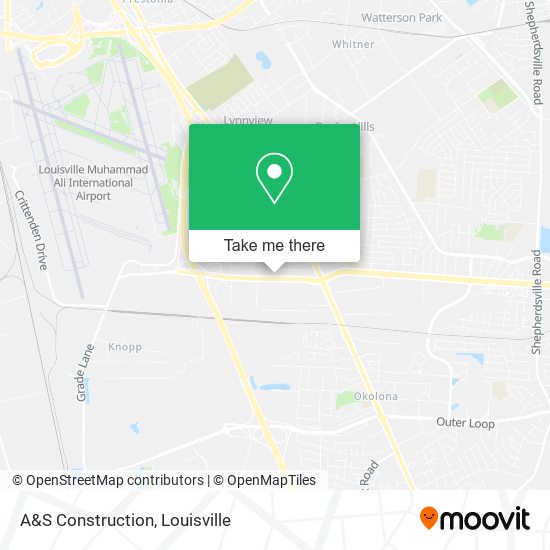 A&S Construction map