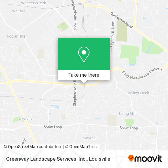 Mapa de Greenway Landscape Services, Inc.