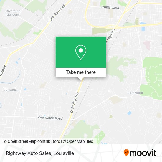 Rightway Auto Sales map