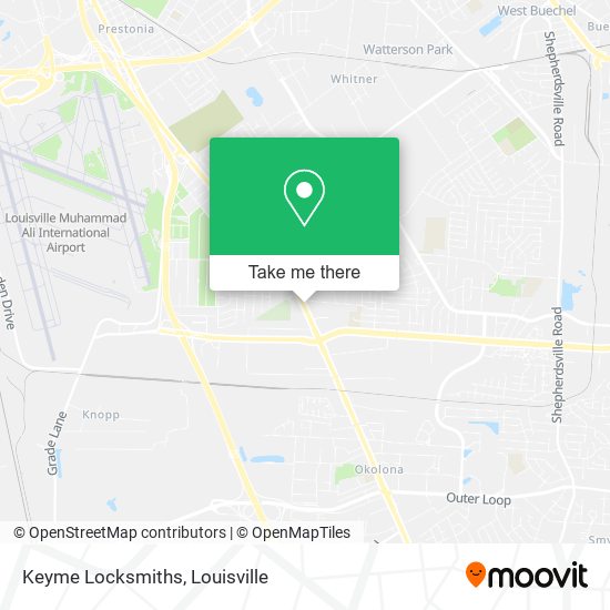 Keyme Locksmiths map