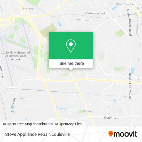 Stove Appliance Repair map