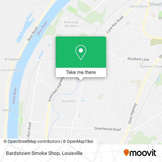 Bardstown Smoke Shop map