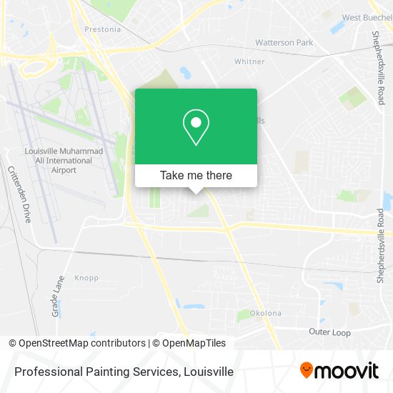 Professional Painting Services map