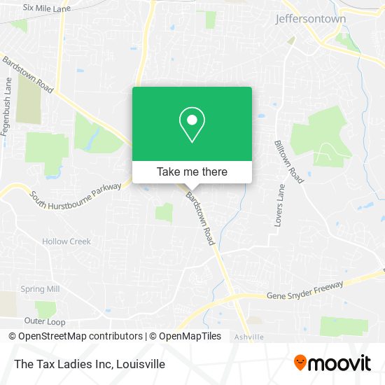 The Tax Ladies Inc map