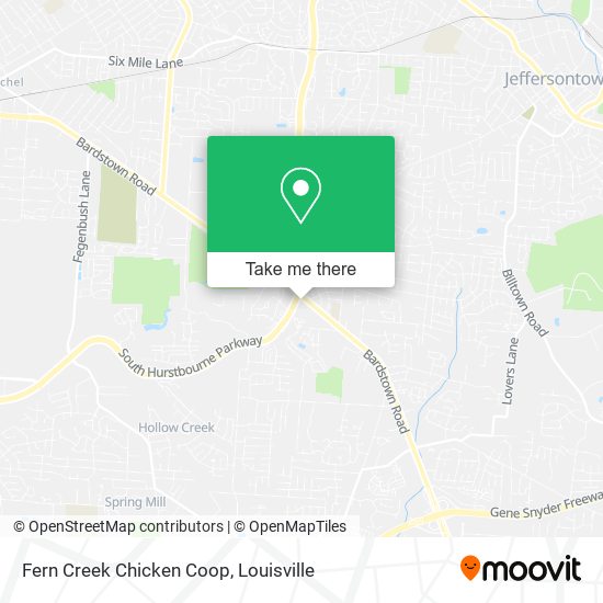 Fern Creek Chicken Coop map