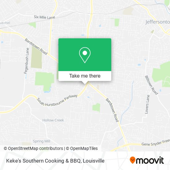 Keke's Southern Cooking & BBQ map
