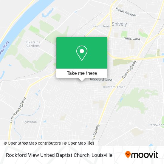 Rockford View United Baptist Church map