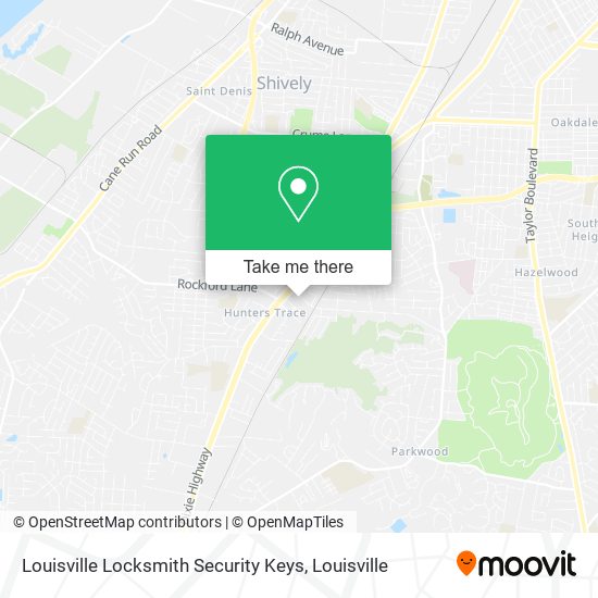 Louisville Locksmith Security Keys map