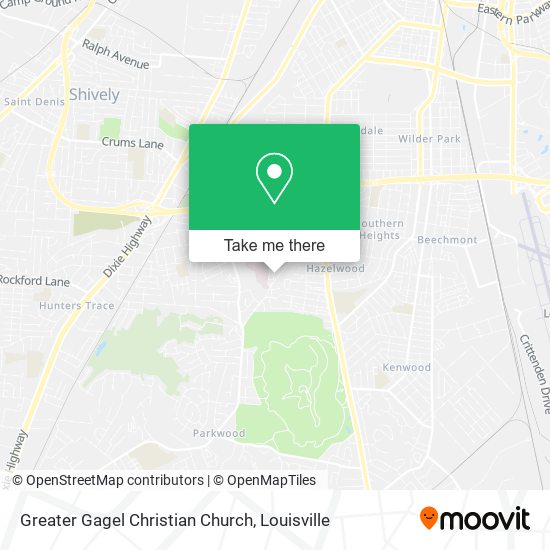 Greater Gagel Christian Church map