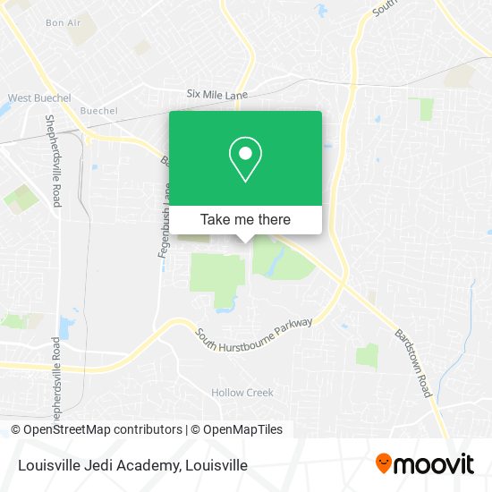 Louisville Jedi Academy map