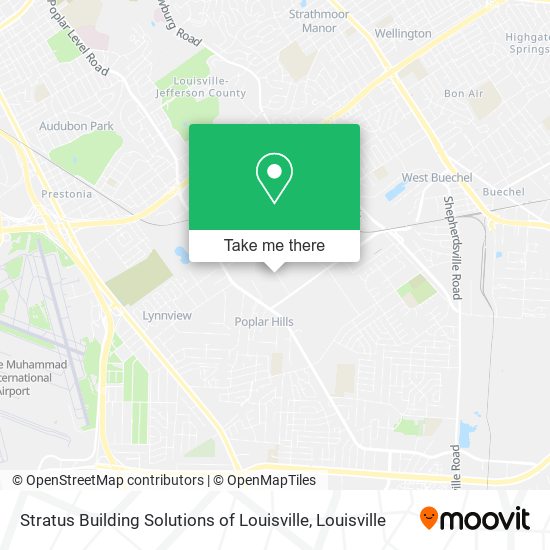 Stratus Building Solutions of Louisville map
