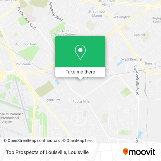 Mapa de Top Prospects of Louisville