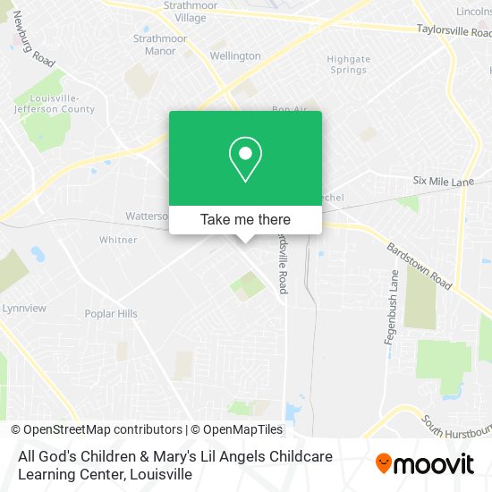 Mapa de All God's Children & Mary's Lil Angels Childcare Learning Center