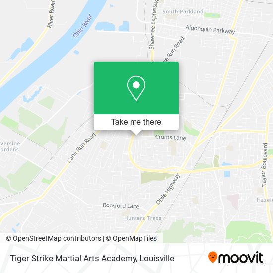 Mapa de Tiger Strike Martial Arts Academy