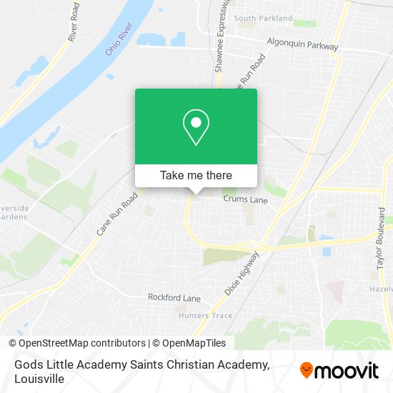 Mapa de Gods Little Academy Saints Christian Academy