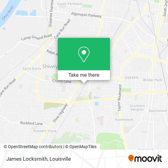 James Locksmith map