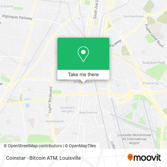 Mapa de Coinstar - Bitcoin ATM