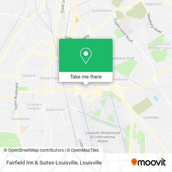 Fairfield Inn & Suites-Louisville map