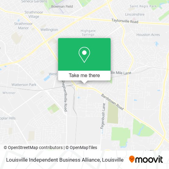 Louisville Independent Business Alliance map