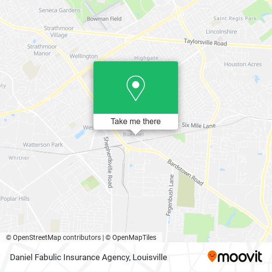 Daniel Fabulic Insurance Agency map