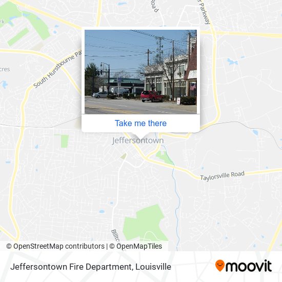 Jeffersontown Fire Department map