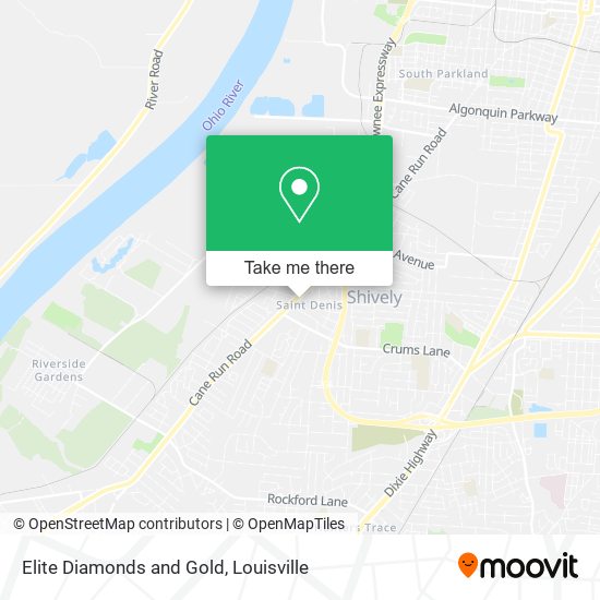 Elite Diamonds and Gold map