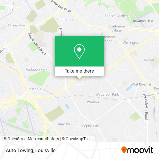 Auto Towing map