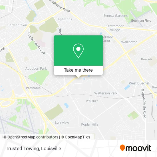 Trusted Towing map