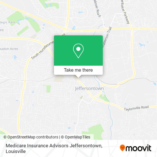Mapa de Medicare Insurance Advisors Jeffersontown