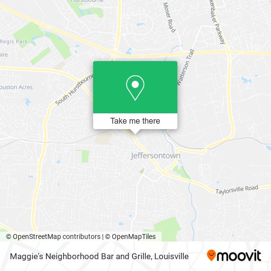 Maggie's Neighborhood Bar and Grille map