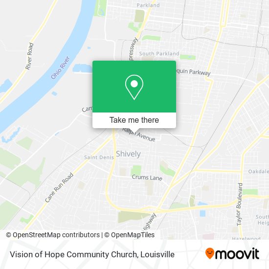 Vision of Hope Community Church map