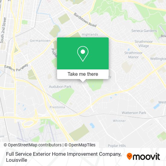 Full Service Exterior Home Improvement Company map