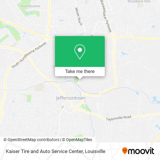 Kaiser Tire and Auto Service Center map