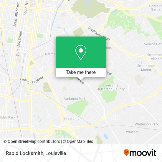 Rapid Locksmith map