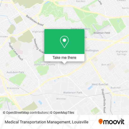 Medical Transportation Management map