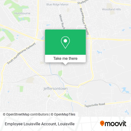 Employee Louisville Account map