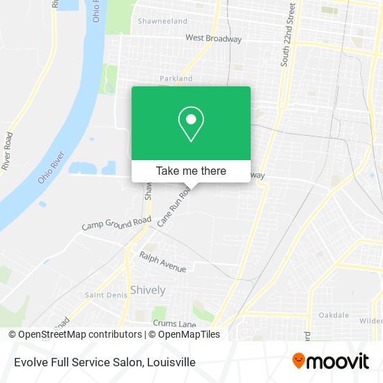 Evolve Full Service Salon map