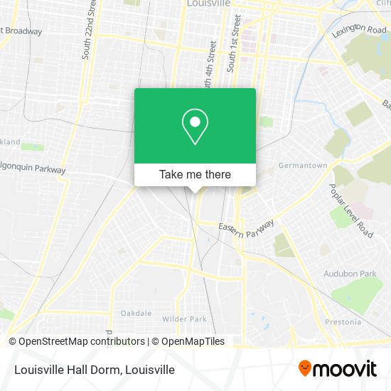 Mapa de Louisville Hall Dorm