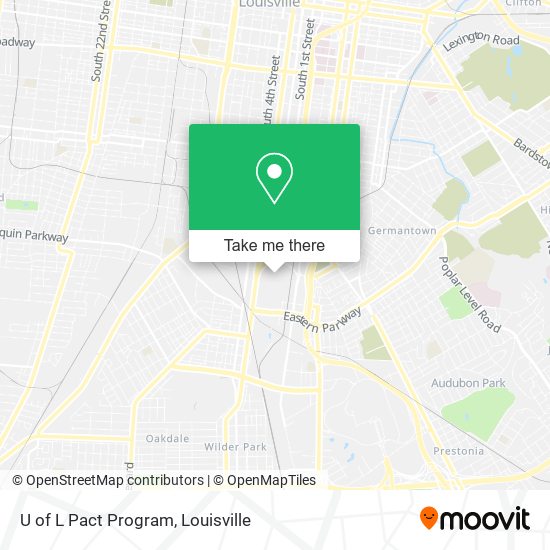 Mapa de U of L Pact Program