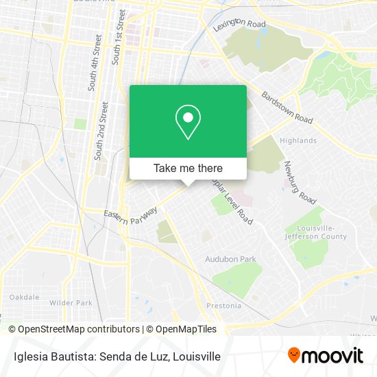 Mapa de Iglesia Bautista: Senda de Luz